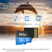 Netac Driving Recorder Videocamera di sorveglianza Scheda di memoria del telefono cellulare, 16GB, 32GB, 64GB, 128GB, 256GB