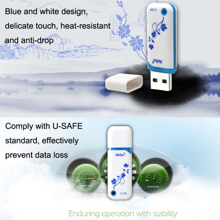 Netac U188 USB 2.0 Computer per auto Unità flash USB crittografata, 4GB, 8GB, 16GB, 32GB, 64GB
