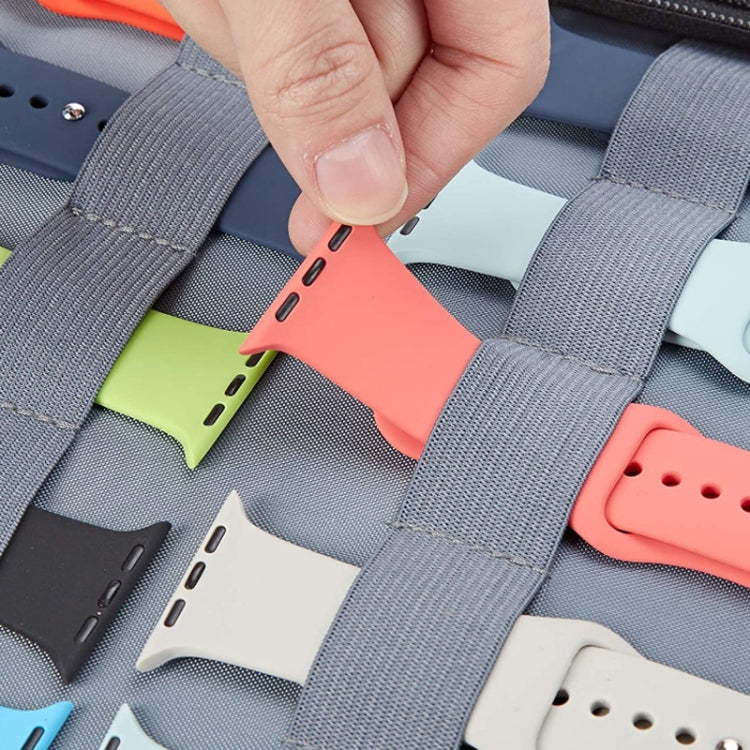 Borsa a tracolla lunga con palmare per Apple Watch, Single Layer (Black), Single Layer (Gray), Double Layer (Black), Double Layer (Gray), Double Layer (Yellow Leopard), Double Layer (Pink Leopard)