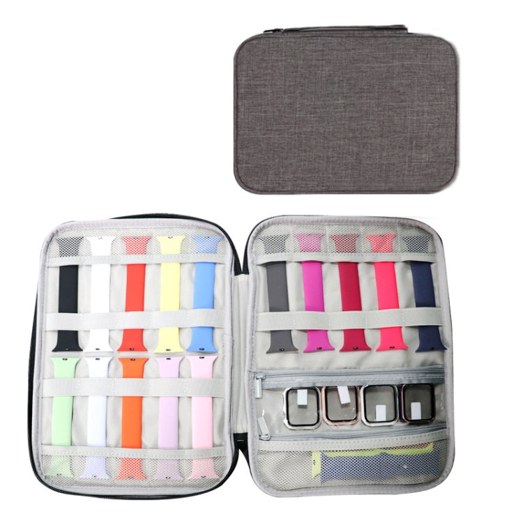 Borsa a tracolla lunga con palmare per Apple Watch, Single Layer (Black), Single Layer (Gray), Double Layer (Black), Double Layer (Gray), Double Layer (Yellow Leopard), Double Layer (Pink Leopard)