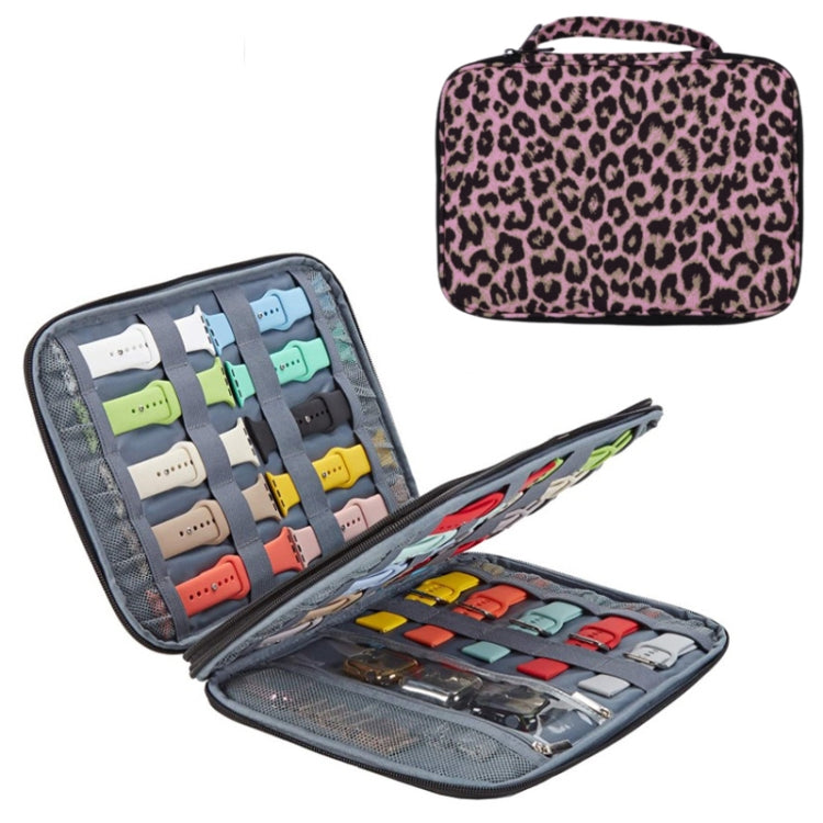 Borsa a tracolla lunga con palmare per Apple Watch, Single Layer (Black), Single Layer (Gray), Double Layer (Black), Double Layer (Gray), Double Layer (Yellow Leopard), Double Layer (Pink Leopard)