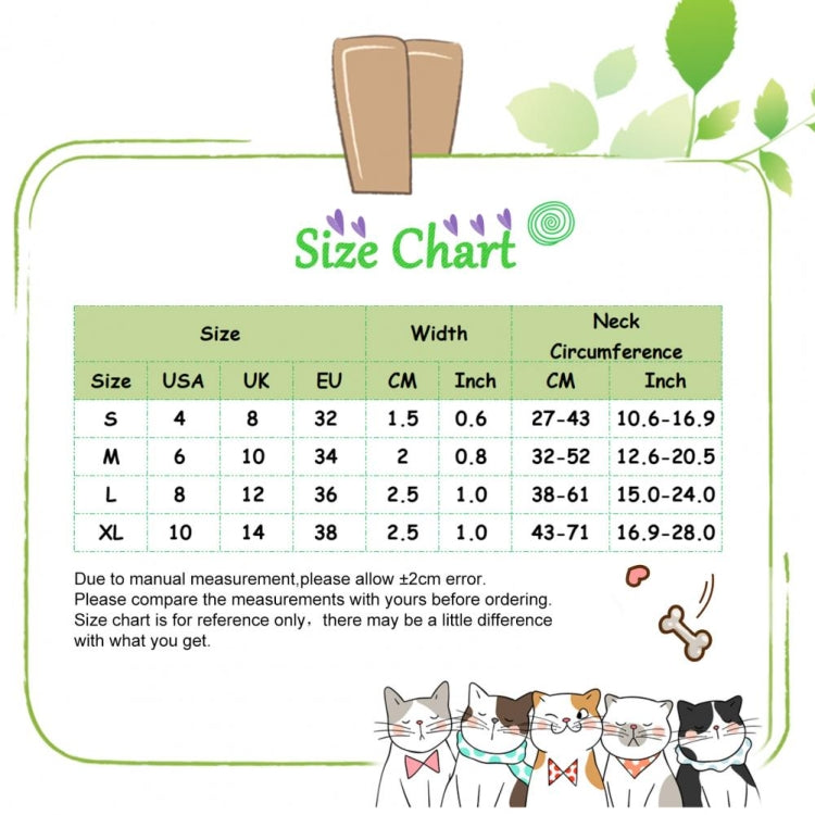 2 pezzi collare con motivo stampato in cotone poliestere stile etnico per animali domestici, dimensioni:, XL: 2.5x43-71cm