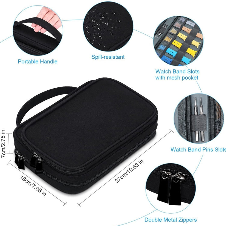 Cinturino per orologio multifunzione Data Line 36 Slot Borsa portaoggetti