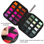 Cavo dati con cinturino Borsa a rete portatile Borsa di archiviazione portatile per Apple Watch, Red, Blue, Purple, Black, Grey, Pink