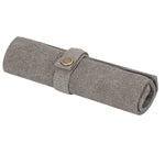 Custodia portatile per orologio e cinturino in tela di nylon, Blue, Black, Grey, Orange, Khaki