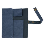 Custodia portatile per orologio e cinturino in tela di nylon, Blue, Black, Grey, Orange, Khaki