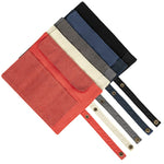 Custodia portatile per orologio e cinturino in tela di nylon, Blue, Black, Grey, Orange, Khaki
