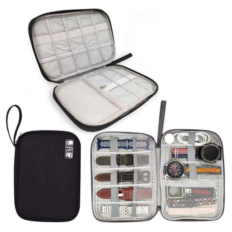 Borsa da viaggio per cavi dati con cinturino portatile, Red, Purple, Grey, Navy Blue, Black