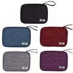 Borsa da viaggio per cavi dati con cinturino portatile, Red, Purple, Grey, Navy Blue, Black