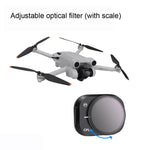 RCSTQ Accessori per filtri regolabili in lega di alluminio per DJI Mini 3 Pro, stile:, UV, CPL, ND8, ND16, ND32, ND64, 4 In 1 Set, 6 In 1 Set