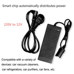 Convertitore di alimentazione da 220 V a 12 V 10A15A Adattatore di alimentazione da auto a casa, tipo di spina:, 15A US Plug, 15A EU Plug, 15A UK Plug