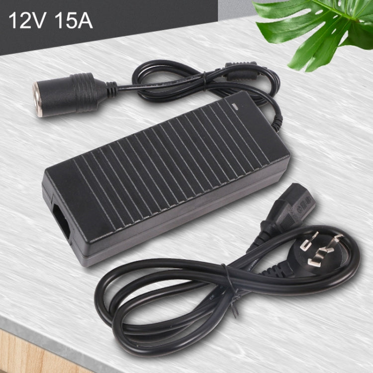 Convertitore di alimentazione da 220 V a 12 V 10A15A Adattatore di alimentazione da auto a casa, tipo di spina:, 15A US Plug, 15A EU Plug, 15A UK Plug