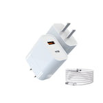 Caricabatterie 30W doppia porta nitruro di gallio per DJI Mini 2/