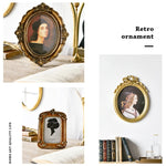 Cornici per foto di decorazioni per la casa in finto legno retrò, specifiche:, Square-6 inches, Square-7 inches, Arched-6 inches, Arched-7 inches, Oval-6 inches, Oval-7 inches, Bow Round Box, A Model, B Model, C Model, D Model
