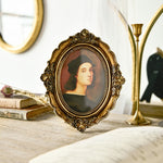 Cornici per foto di decorazioni per la casa in finto legno retrò, specifiche:, Square-6 inches, Square-7 inches, Arched-6 inches, Arched-7 inches, Oval-6 inches, Oval-7 inches, Bow Round Box, A Model, B Model, C Model, D Model