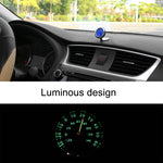 Ornamenti in metallo per termometro per auto con luce notturna, Gold Thermometer, Black Thermometer, Blue Thermometer