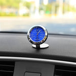 Ornamenti in metallo per termometro per auto con luce notturna, Gold Thermometer, Black Thermometer, Blue Thermometer