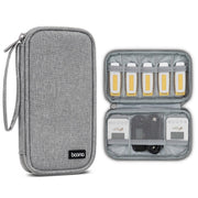 Baona BN-C004 Mini U Disk Custodia per cavo dati per cuffie, Colore:, Single Layer (Gray), Single Layer (Black), Double Layer (Gray), Double Layer (Black)