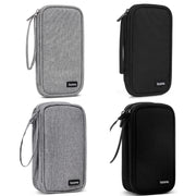 Baona BN-C004 Mini U Disk Custodia per cavo dati per cuffie, Colore:, Single Layer (Gray), Single Layer (Black), Double Layer (Gray), Double Layer (Black)
