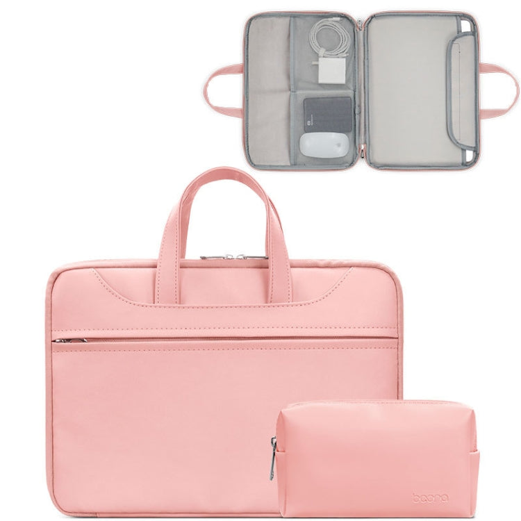 Borsa per laptop con apertura completa in pelle PU Baona BN-Q006, For 11/12 inches, For 13/13.3/14 inches