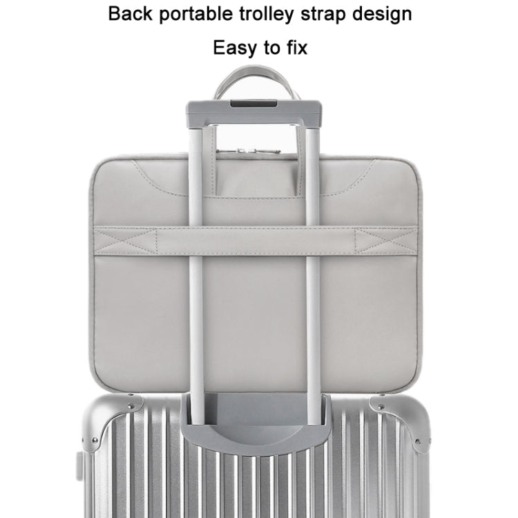 Borsa per laptop con apertura completa in pelle PU Baona BN-Q006, For 11/12 inches, For 13/13.3/14 inches