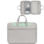 Borsa per laptop con apertura completa in pelle PU Baona BN-Q006, For 11/12 inches, For 13/13.3/14 inches