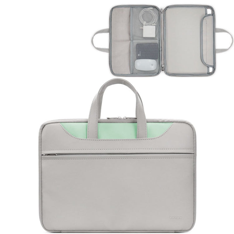 Borsa per laptop con apertura completa in pelle PU Baona BN-Q006, For 15/15.6 inches, For 16/17 inches