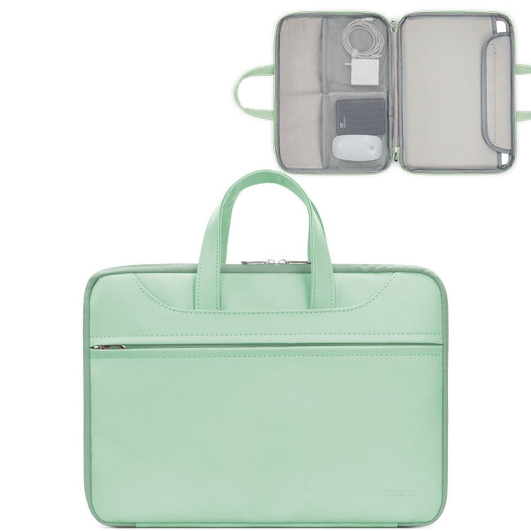 Borsa per laptop con apertura completa in pelle PU Baona BN-Q006, For 15/15.6 inches, For 16/17 inches