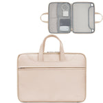 Borsa per laptop con apertura completa in pelle PU Baona BN-Q006, For 15/15.6 inches, For 16/17 inches