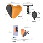 A09 Poggiatesta per seggiolino auto Memory Foam Comodo cuscino per il collo, stile:, With Stand (Black), With Stand  (White), With Stand  (Orange), With Stand  (Pink), With Stand  (Coffee), With Stand  (Blue), With Stand  (Gray), Without Stand (Black) ...