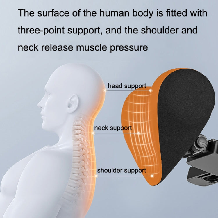 A09 Poggiatesta per seggiolino auto Memory Foam Comodo cuscino per il collo, stile:, With Stand (Black), With Stand  (White), With Stand  (Orange), With Stand  (Pink), With Stand  (Coffee), With Stand  (Blue), With Stand  (Gray), Without Stand (Black) ...