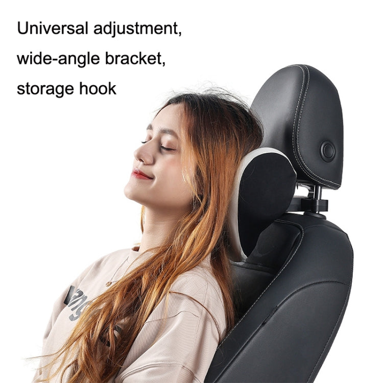 A09 Poggiatesta per seggiolino auto Memory Foam Comodo cuscino per il collo, stile:, With Stand (Black), With Stand  (White), With Stand  (Orange), With Stand  (Pink), With Stand  (Coffee), With Stand  (Blue), With Stand  (Gray), Without Stand (Black) ...