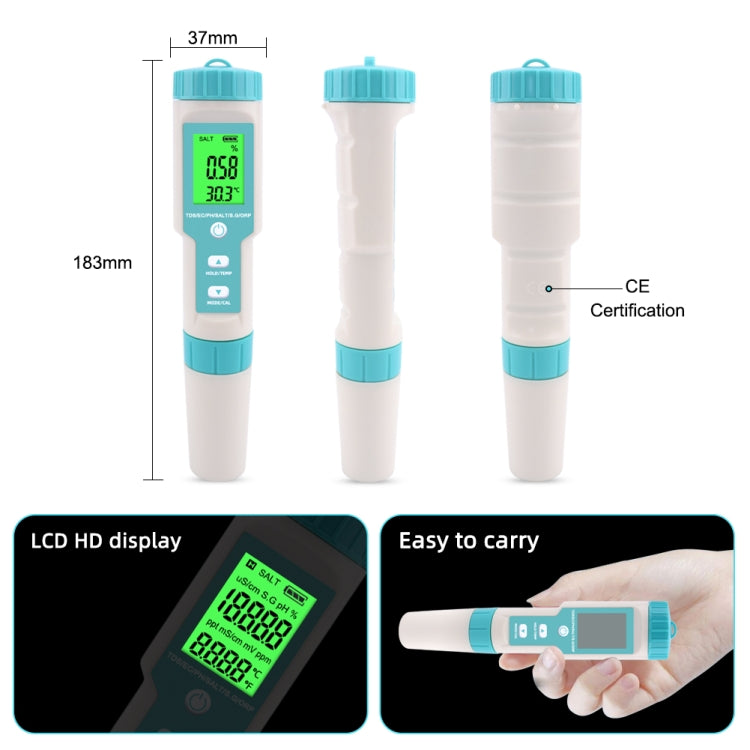 Penna C-600A 7 in 1 per misurazione parametri acqua