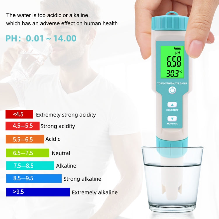 Penna C-600A 7 in 1 per misurazione parametri acqua
