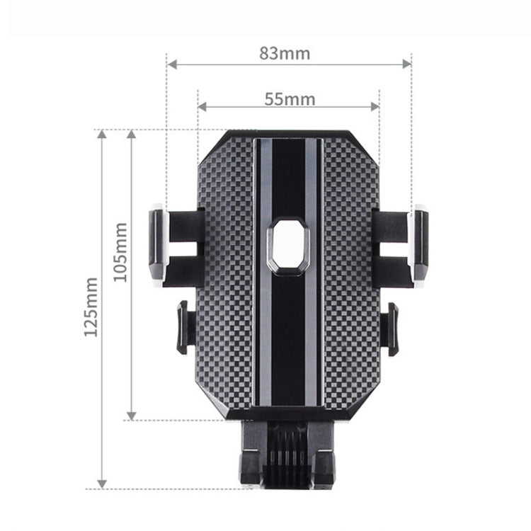 Portabicchieri di controllo centrale Lunghezza regolabile Staffa per telefono cellulare Staffa di navigazione per auto, Central Control Cup Holder