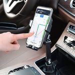 Portabicchieri di controllo centrale Lunghezza regolabile Staffa per telefono cellulare Staffa di navigazione per auto, Central Control Cup Holder
