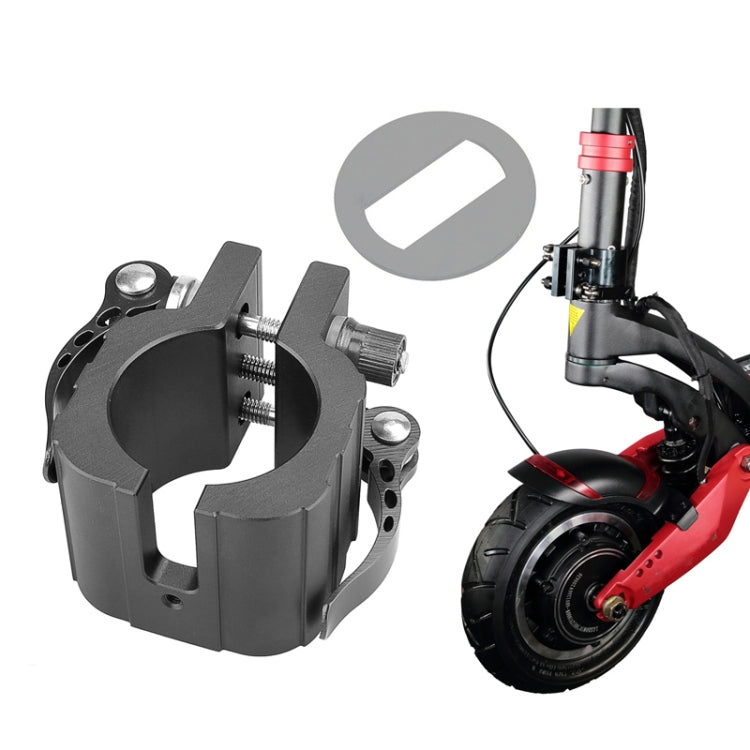 Morsetto pieghevole per scooter elettrico ZERO 8X 10X 11X SPEEDUAL Dualtron DT3 Thunder, Without Pad Red, With Pad Red, Without Pad  Black, With Pad Black