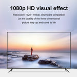 HDMI femmina a VGA maschio con adattatore audio Monitor per computer Convertitore per proiettore TV, White, Gold, Black