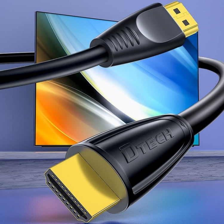 Cavo di collegamento DTECH HDMI 2.0 HD Cavo di collegamento TV per computer 4K 60Hz, 0.75m, 1m, 2m, 1.5m, 3m, 5m, 8m, 10m, 15m, 20m