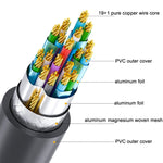 Cavo di collegamento DTECH HDMI 2.0 HD Cavo di collegamento TV per computer 4K 60Hz, 0.75m, 1m, 2m, 1.5m, 3m, 5m, 8m, 10m, 15m, 20m