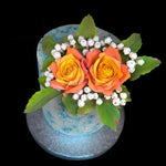 5 pezzi Combinazione di fiori e foglie Stampo in silicone Fondente Strumento di modellazione fai-da-te, DIY Modeling Tool