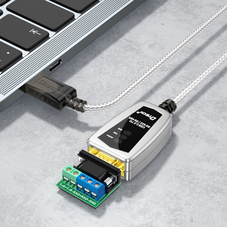 DTECH DT-5119 Adattatore di comunicazione per linea seriale da USB a RS485/422 da 0,5 m, DT-5119 0.5m