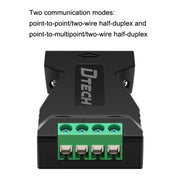 DTECH DT-9001 Convertitore da RS232 a 485 per protezione da fulmini e sovratensioni di livello industriale, DT-9001