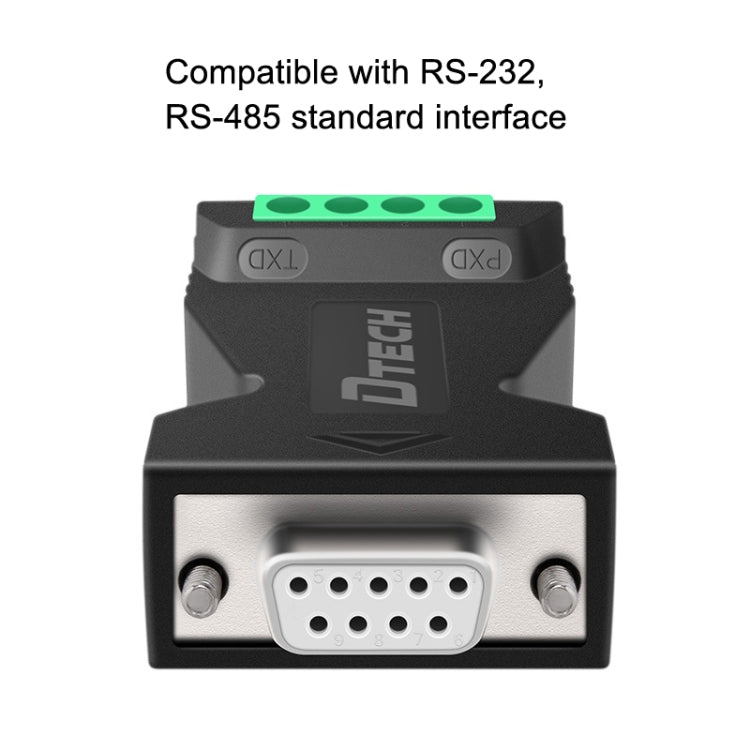 Convertitore da RS232 a RS485 con protezione da fulmini DT-9001