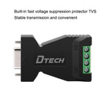 Convertitore da RS232 a RS485 con protezione da fulmini DT-9001
