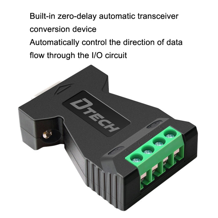 Convertitore da RS232 a RS485 con protezione da fulmini DT-9001