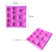 Stampo in gel di silice per caramelle morbide a forma di borsa, Bag Shape