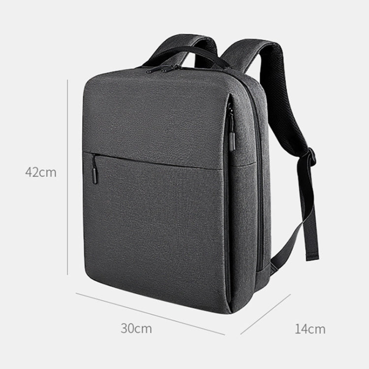 Borsa per laptop SJ08 Business di grande capacità, Deep Space Gray, Elegant Gray
