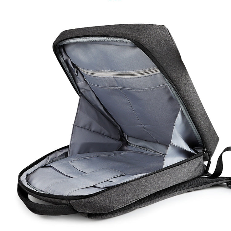 Borsa per laptop SJ08 Business di grande capacità, Deep Space Gray, Elegant Gray