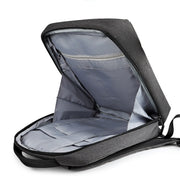 Borsa per laptop SJ08 Business di grande capacità, Deep Space Gray, Elegant Gray